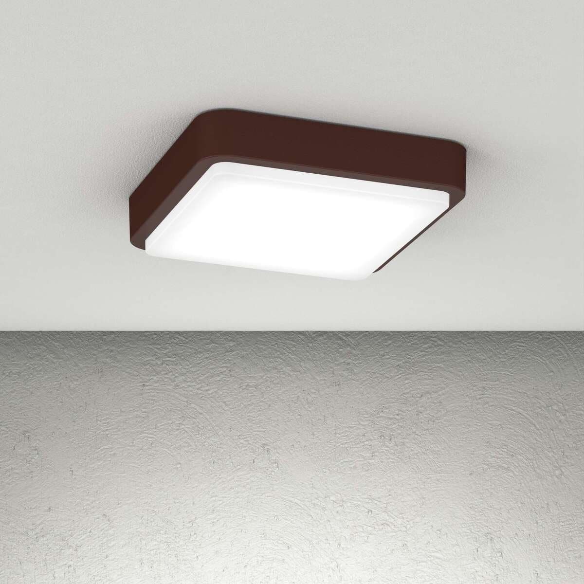 Plafoniera classica Top Light IRVINE 37 CO GX53 LED IP54 alluminio policarbonato - 2
