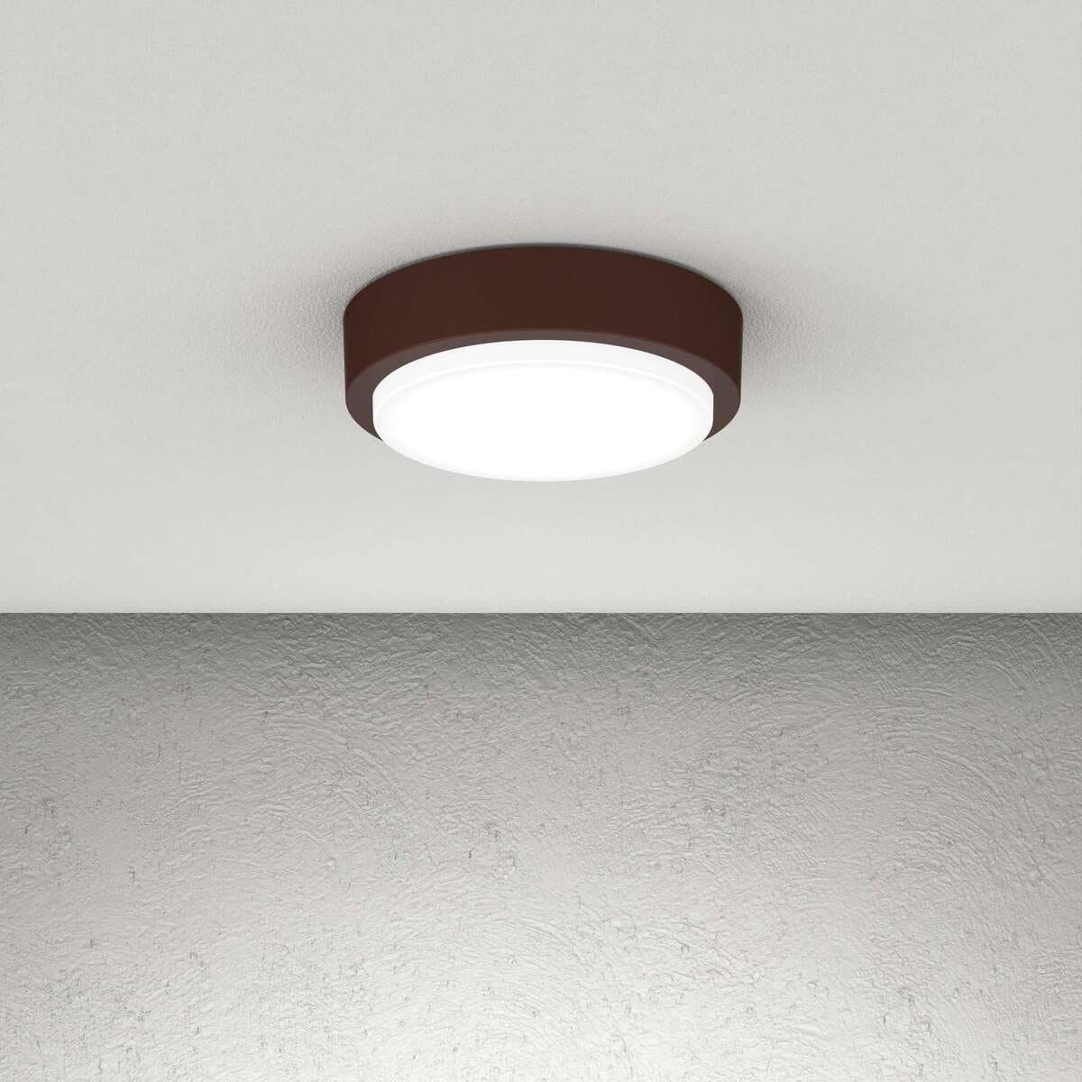 Plafoniera classica Top Light BAKU 28 CO GX53 LED IP54 alluminio policarbonato - 4