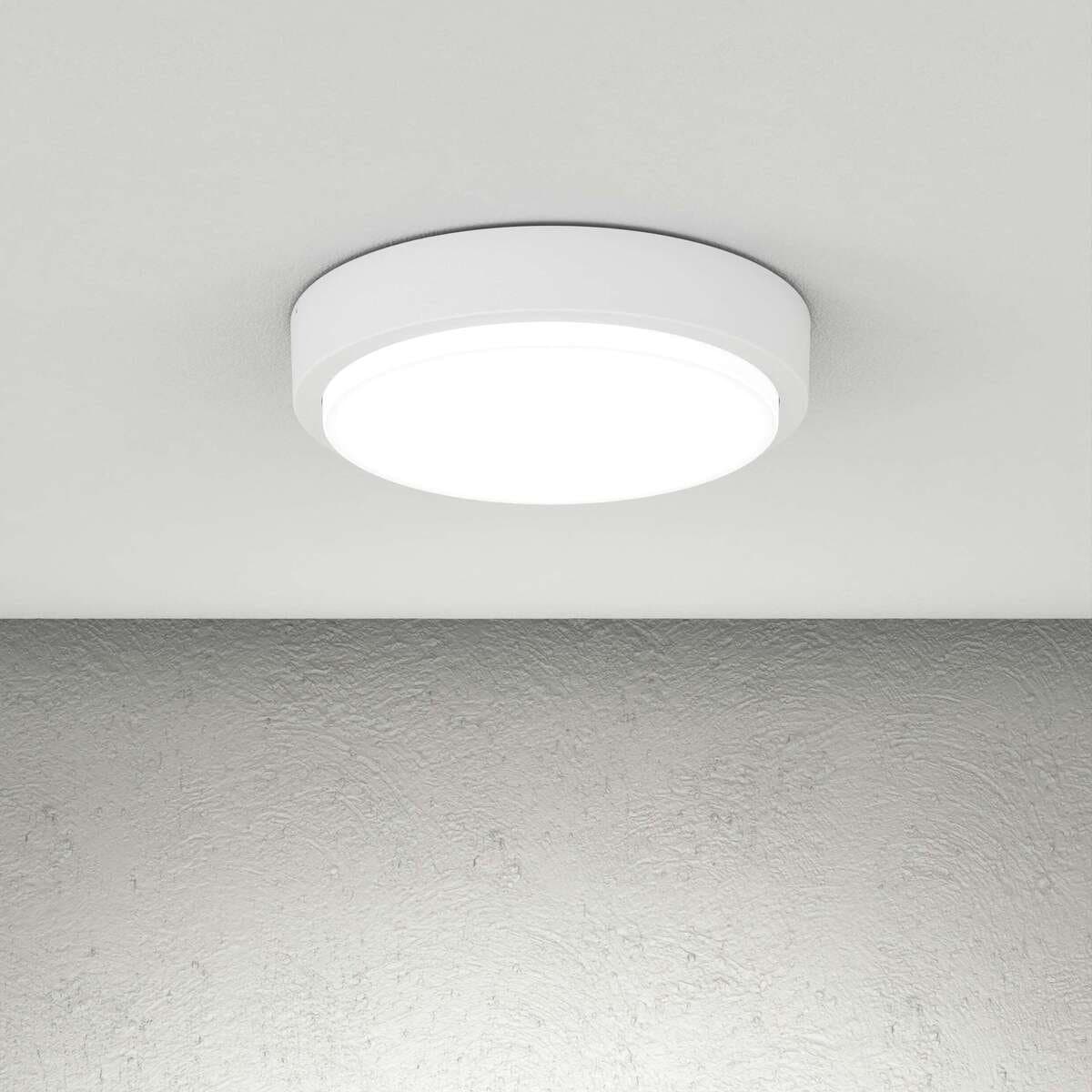 Plafoniera moderna Top Light BAKU 37 GX53 LED IP54 alluminio policarbonato - 3