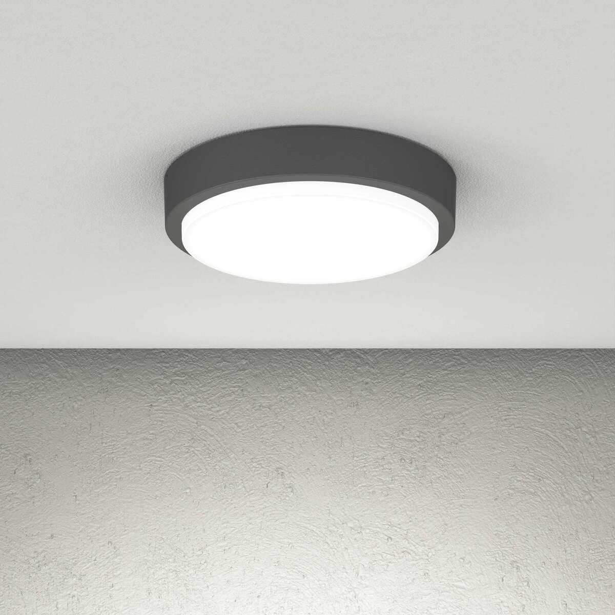Plafoniera moderna Top Light BAKU 37 GX53 LED IP54 alluminio policarbonato - 5
