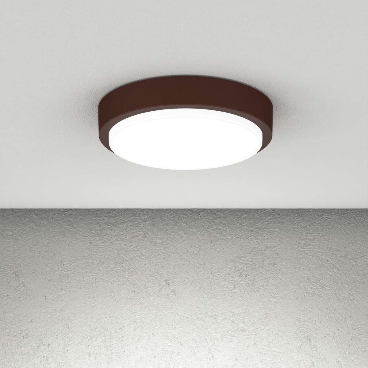 Plafoniera classica Top Light BAKU 37 CO GX53 LED IP54 alluminio policarbonato - 3