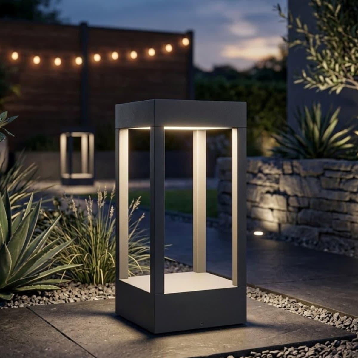 Paletto moderno Top Light MONACO PA30 GA LED 3000 IP54 alluminio - 5
