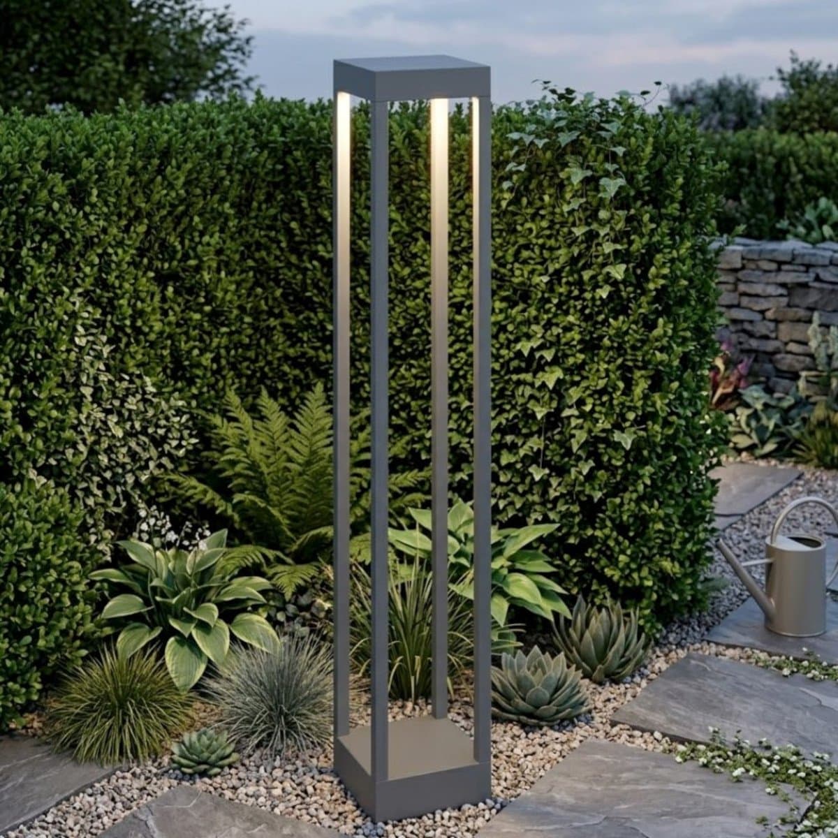 Paletto moderno Top Light MONACO PA90 GA LED 3000 IP54 alluminio - 2