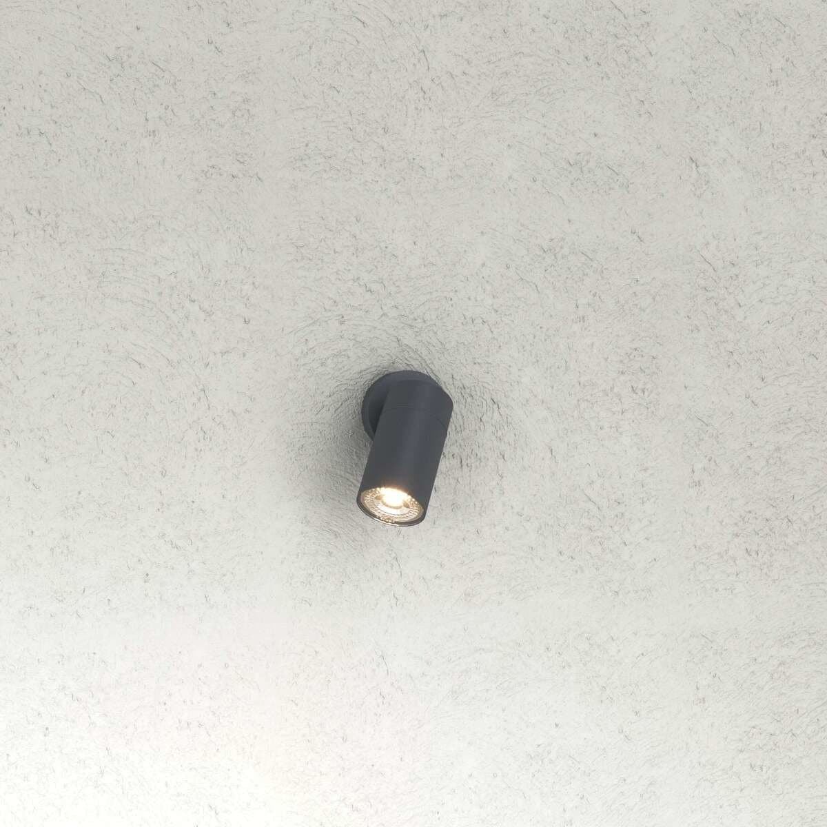 Applique moderno Top Light OSLO 1 GA GU10 LED IP65 orientabile alluminio vetro - 3