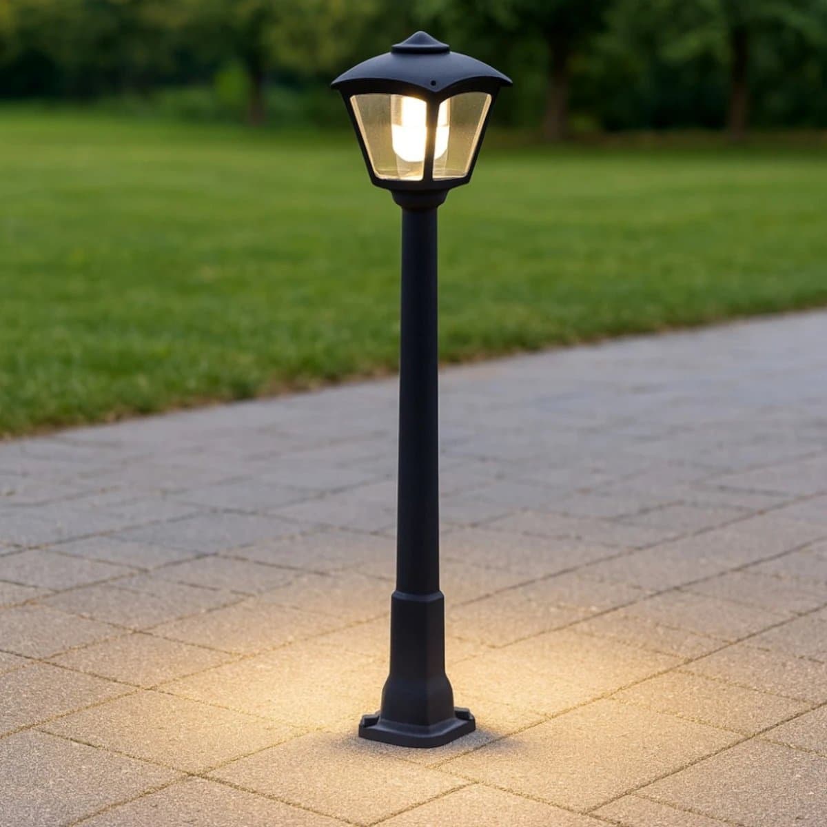 Lampioncino moderno Top Light LERICI PA100 E27 LED IP55 resina PMMA - 3