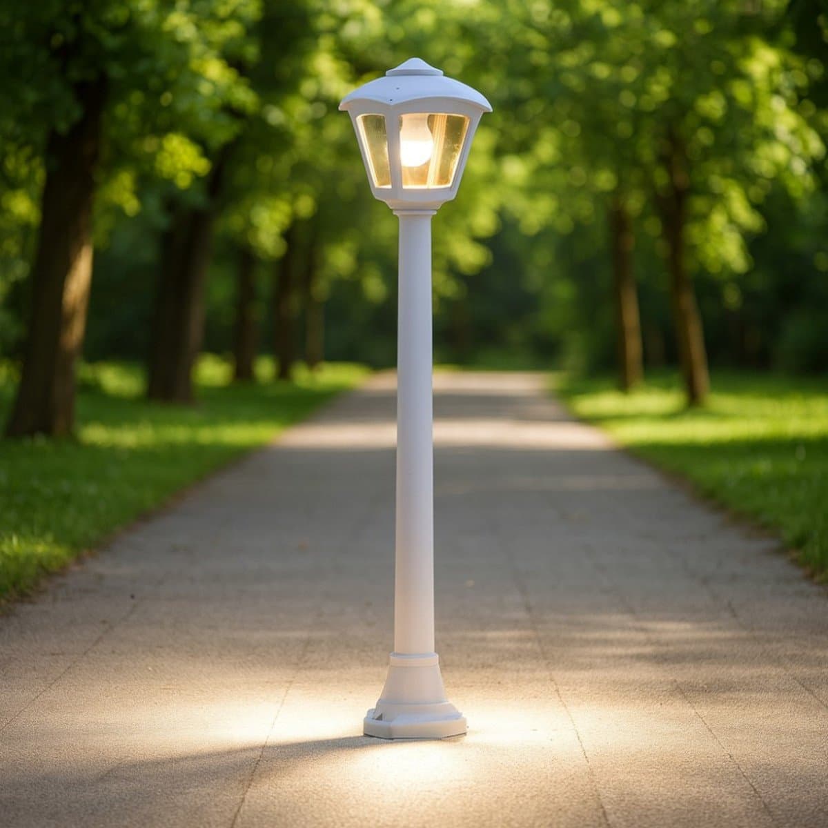 Lampioncino moderno Top Light LERICI PA100 E27 LED IP55 resina PMMA - 6