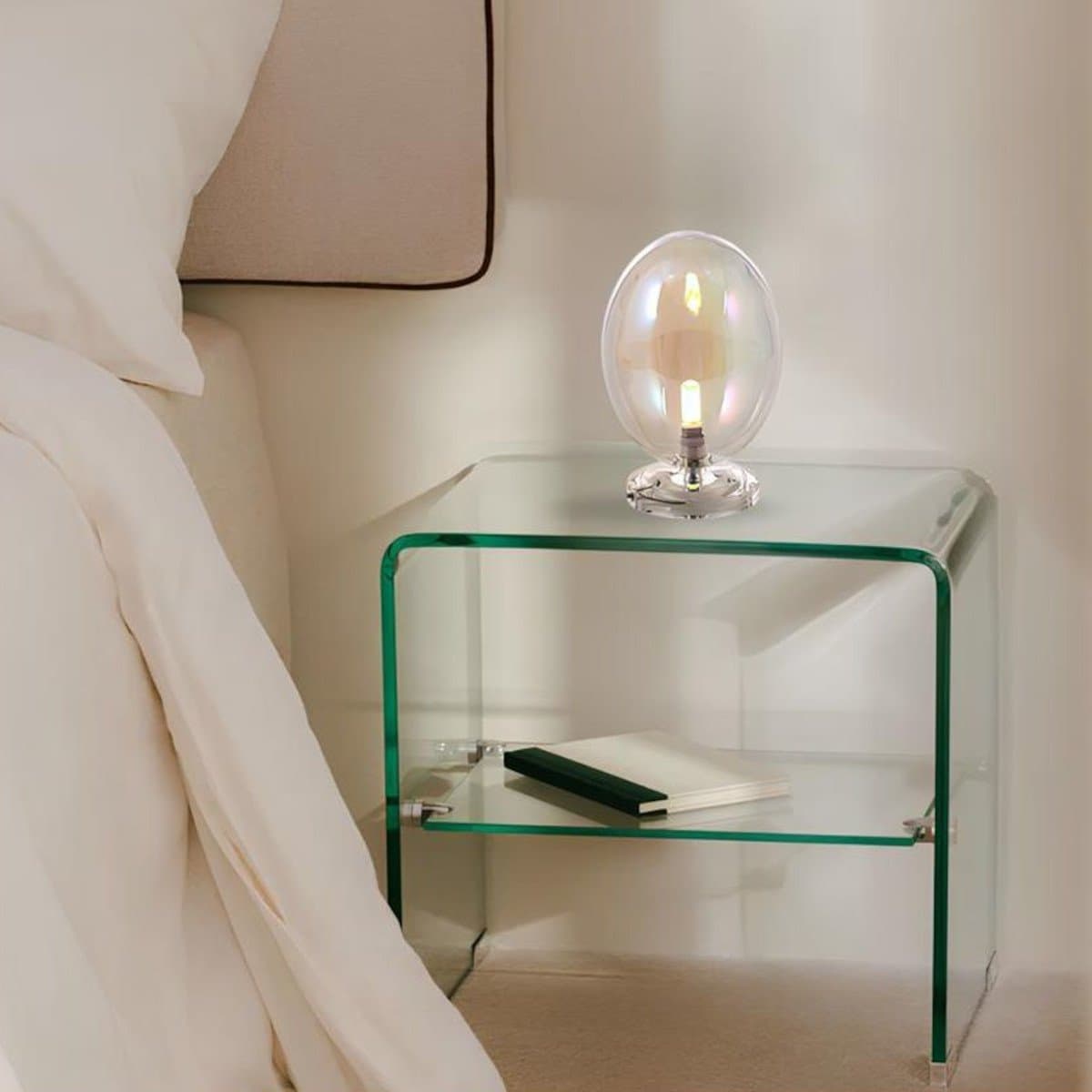 Abat jour moderna Illuminando UVA G9 LED LU UVA TR+VE UVA metallo vetro - 2
