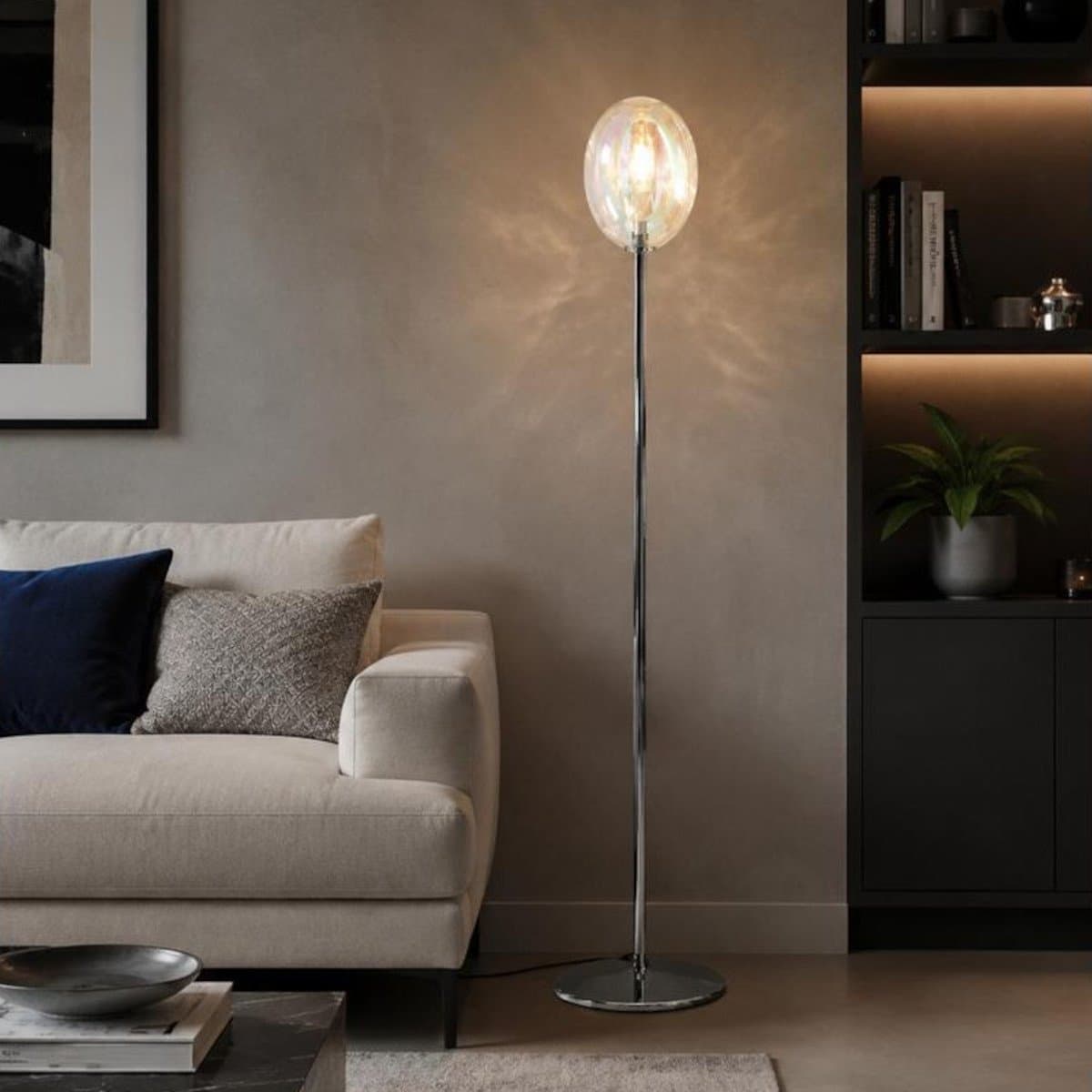Piantana moderna Illuminando UVA G9 LED TE UVA CR+VE UVA  metallo vetro - 2