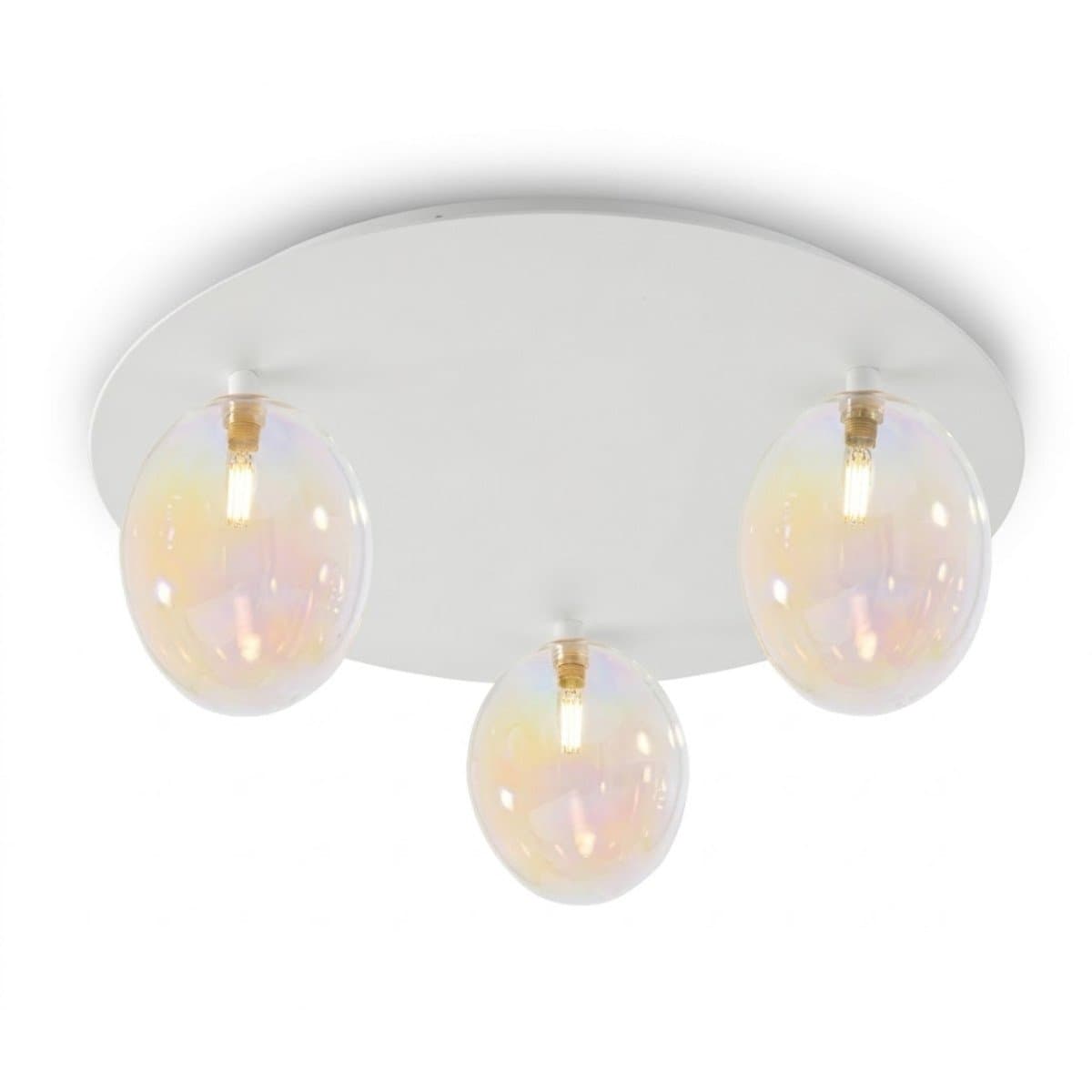 Plafoniera moderna Illuminando UVA G9 LED PL UVA 40 F3+3xVE UVA metallo vetro - 11
