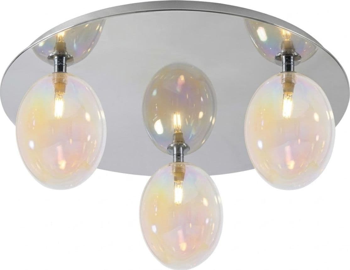 Plafoniera moderna Illuminando UVA G9 LED PL UVA 40 F3+3xVE UVA metallo vetro - 12