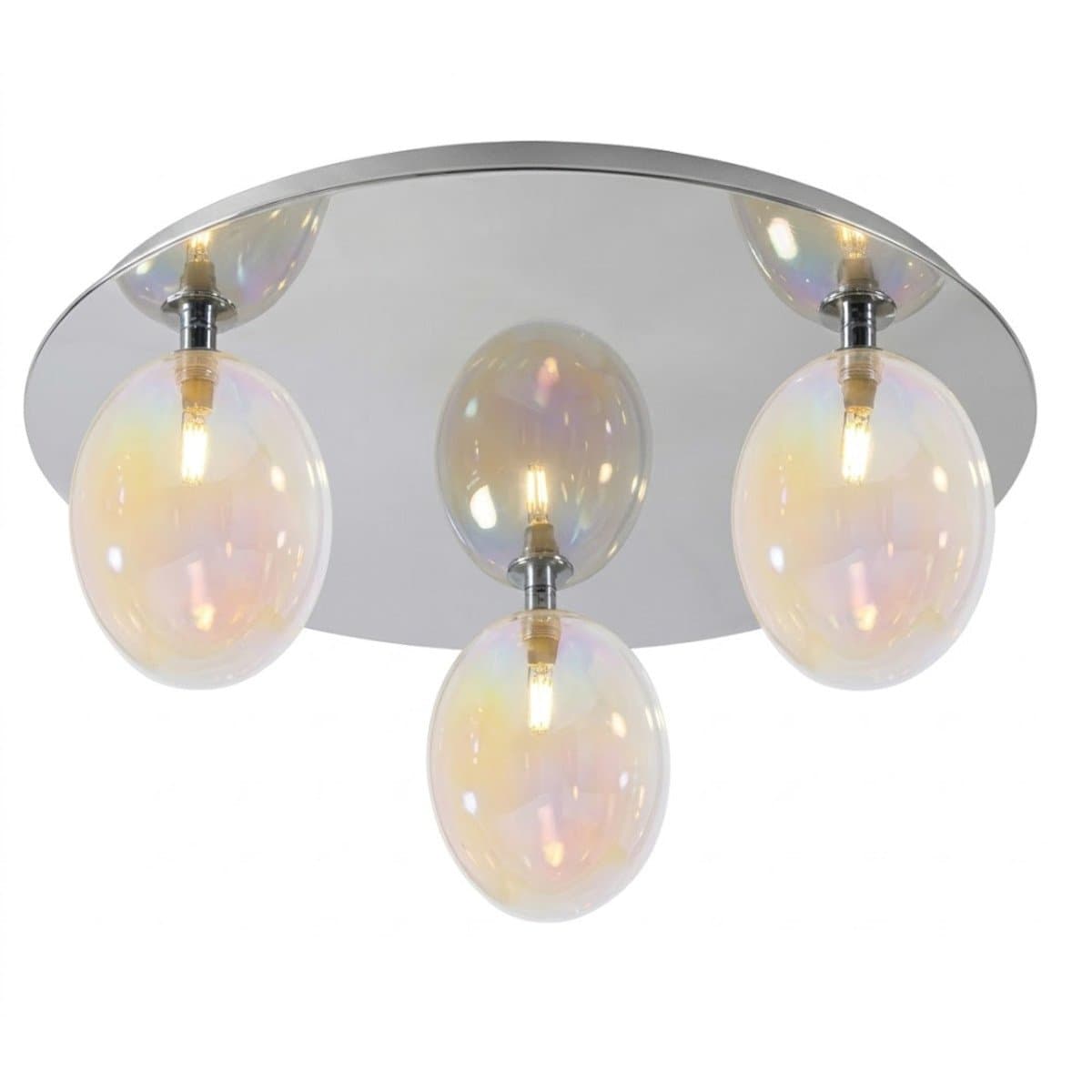 Plafoniera moderna Illuminando UVA G9 LED PL UVA 40 F3+3xVE UVA metallo vetro - 12