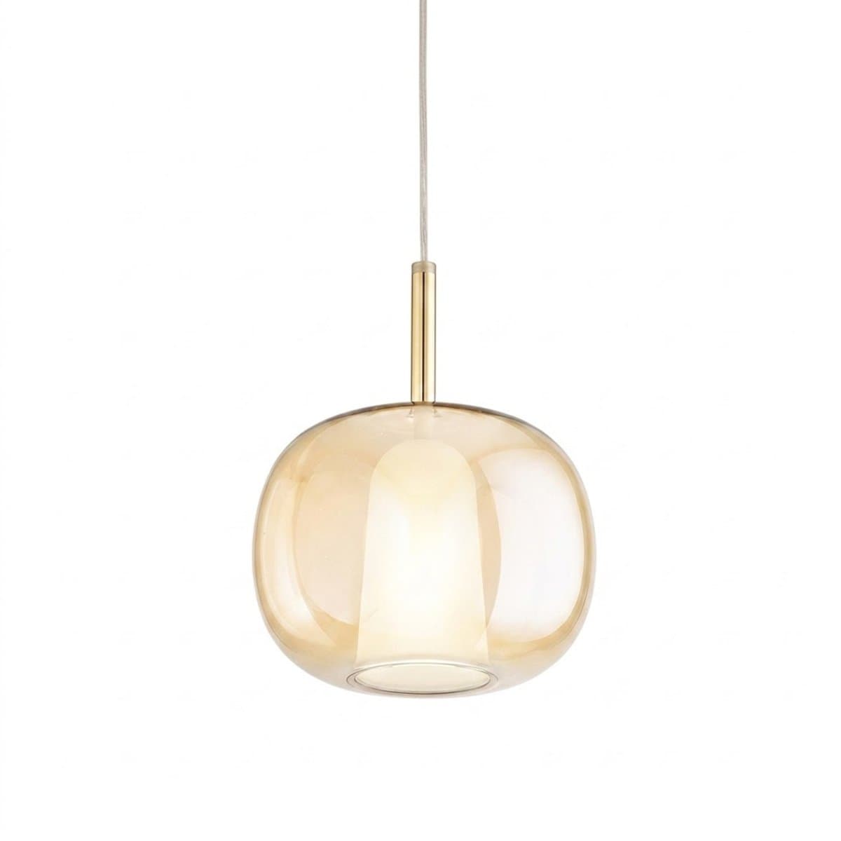 Lampadario classico Perenz illumina RAIN 8249+6747 OB E27 LED vetro metallo - 4