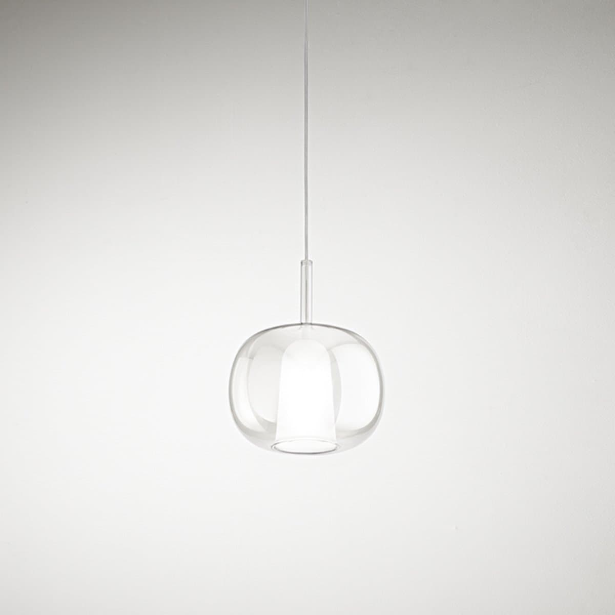 Lampadario moderno Perenz illumina RAIN 8249+6747 CL E27 LED vetro metallo - 4