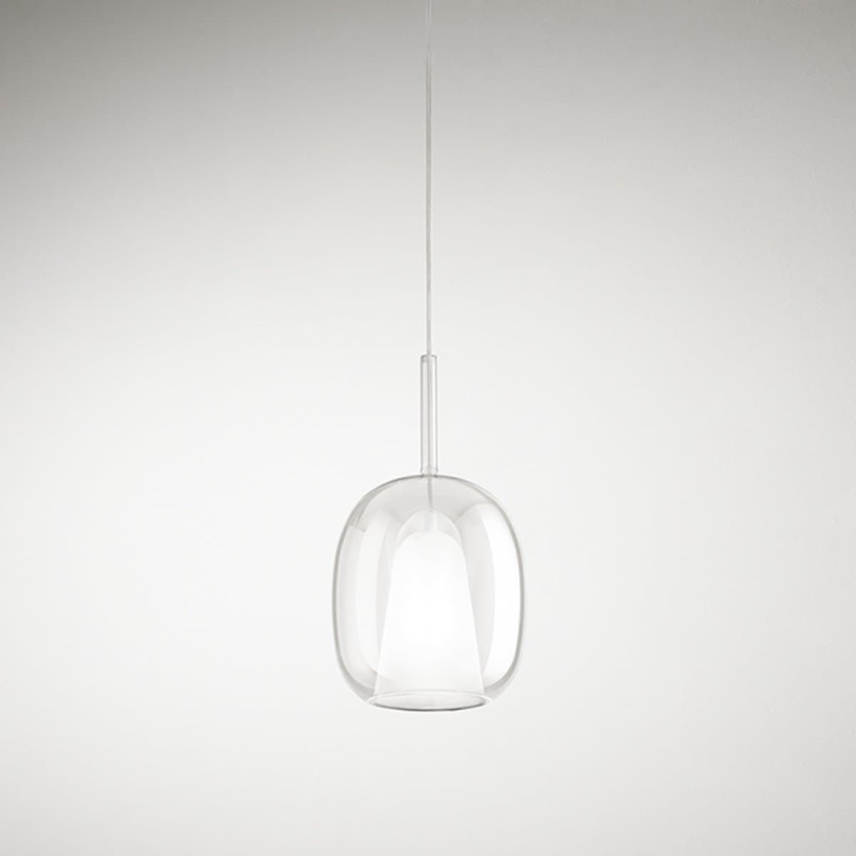 Lampadario moderno Perenz illumina RAIN 8253+6747 CL E27 LED vetro metallo - 14