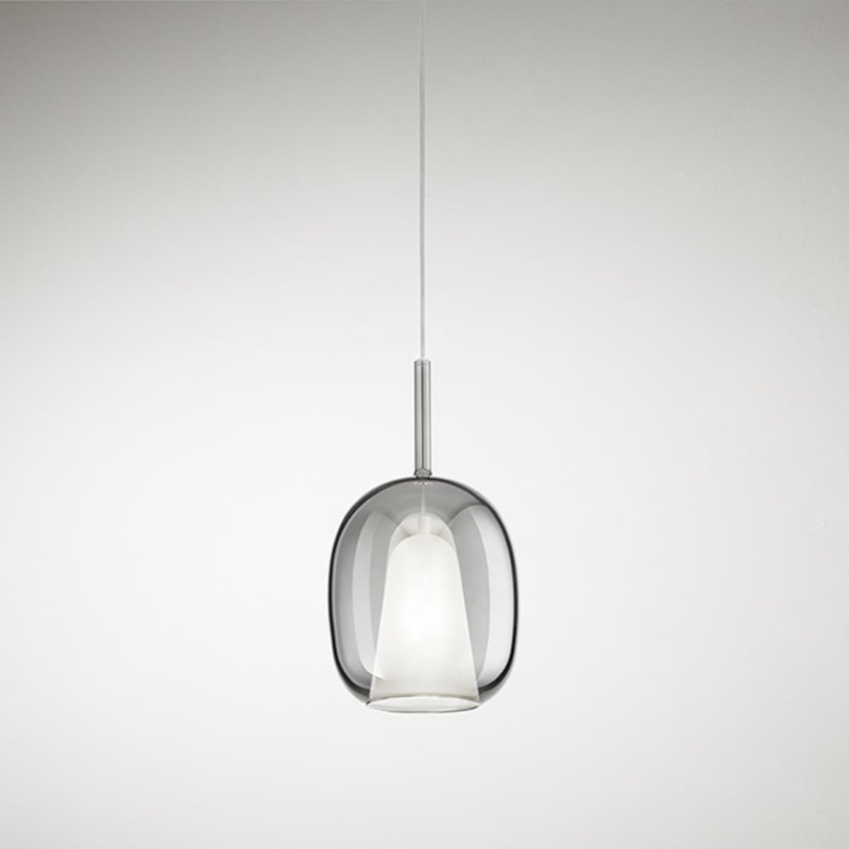 Lampadario moderno Perenz illumina RAIN 8253+6747 CL E27 LED vetro metallo - 4