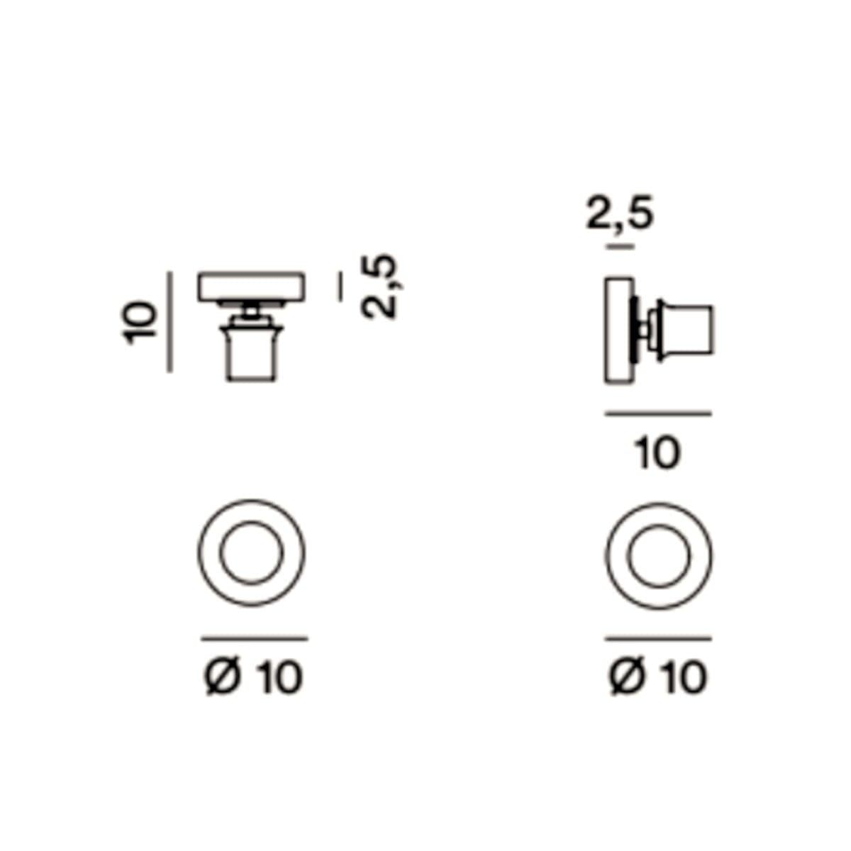 Plafoniera classica Perenz illumina RAIN 8584+8588N E27 LED vetro metallo - 8
