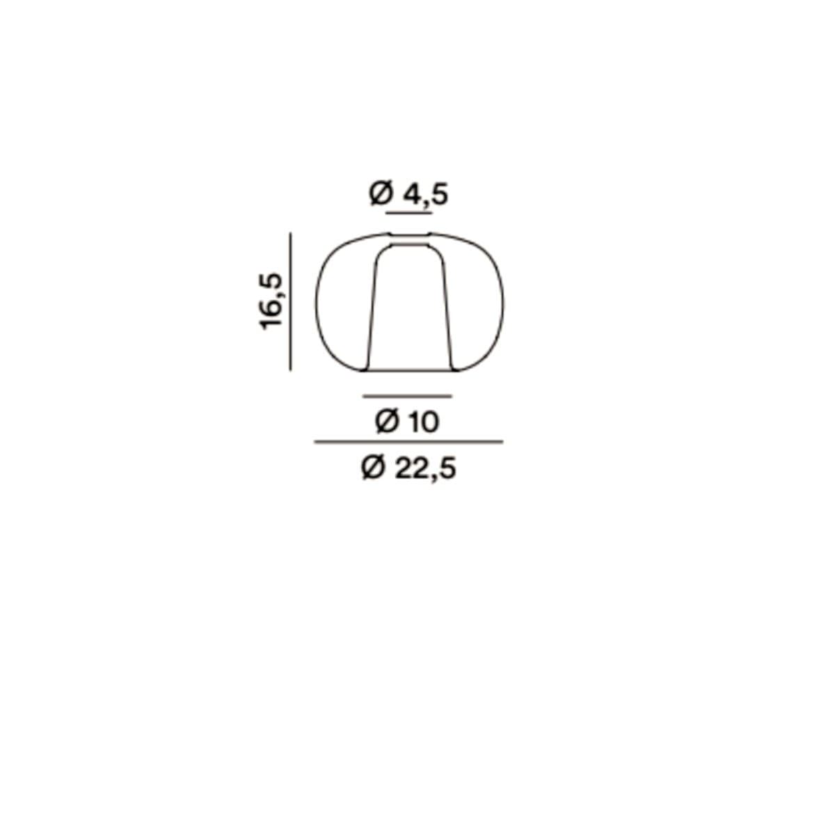 Abat-jour classica Perenz illumina RAIN 8584+8602N E27 LED vetro metallo - 14