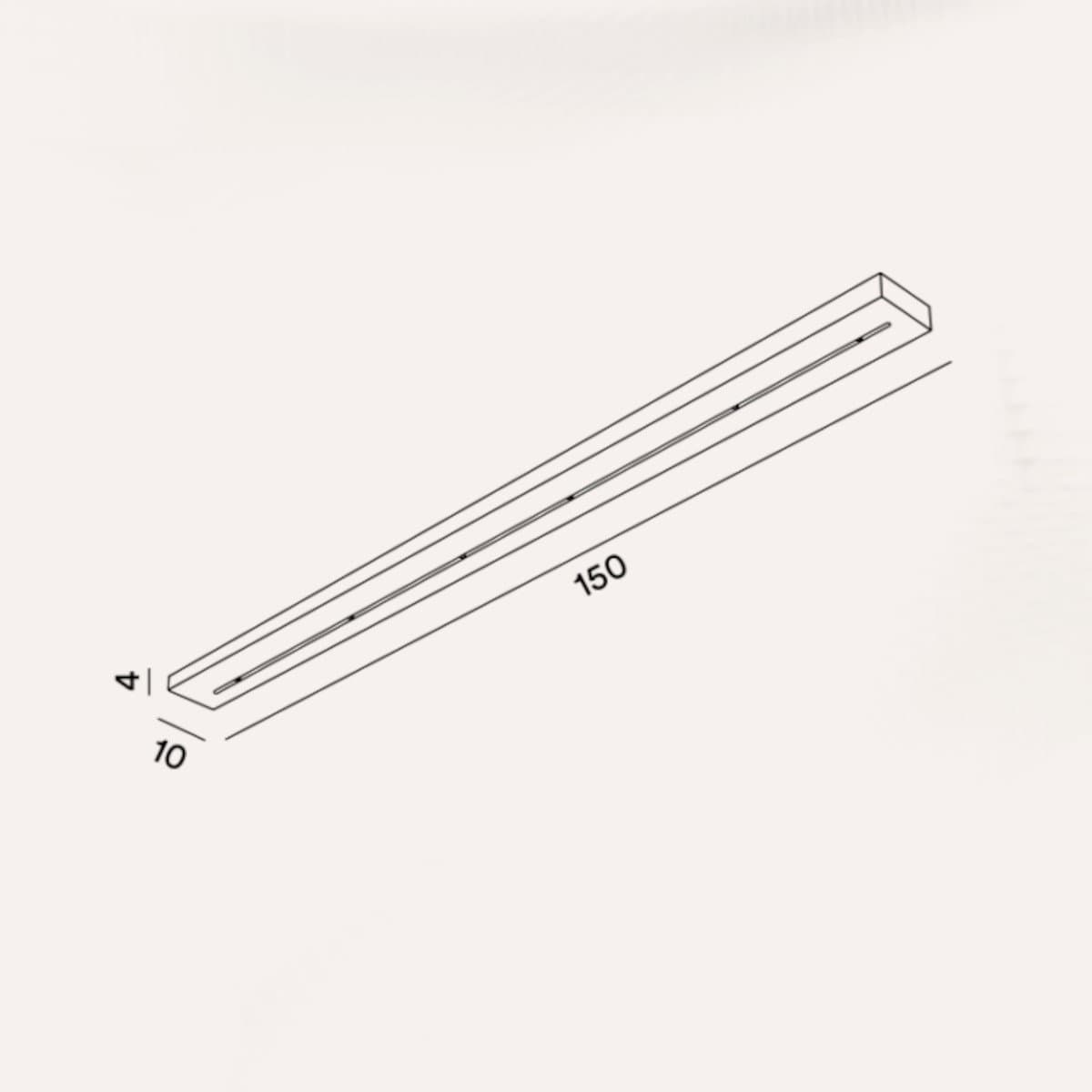 Accessorio Perenz illumina RAIN 8600 rosone rettangolare multicavo metallo - 5