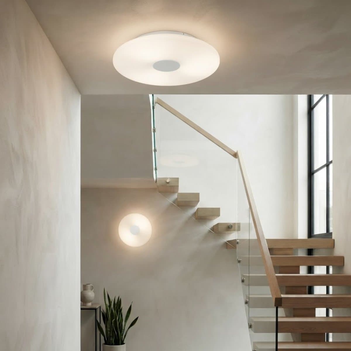 Applique moderno Top Light BENNY 1217 PLM E27 LED metallo vetro - 3