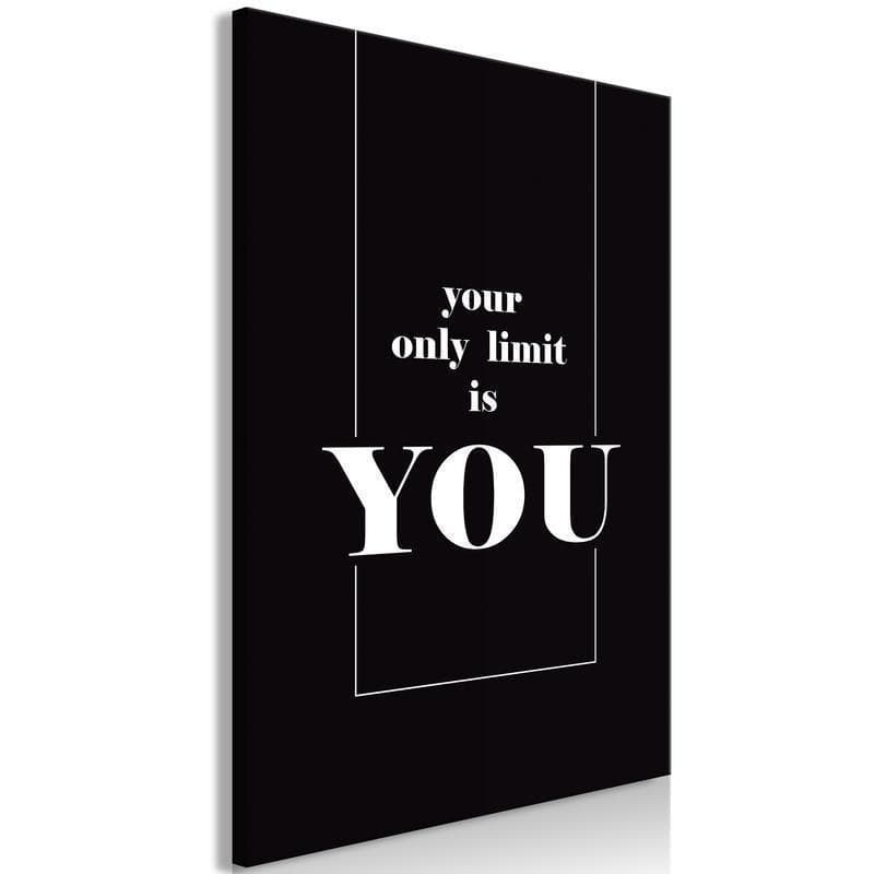 Quadro - Key to Success (1-part) - Black and White English Inscriptions - 6