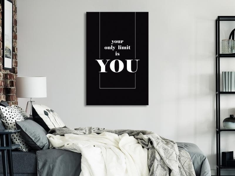 Quadro - Key to Success (1-part) - Black and White English Inscriptions - 2