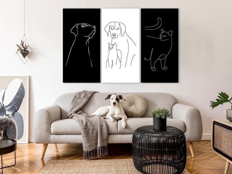 Quadro - Domestic Animals (3 Parts) - 2