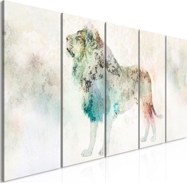 Quadro - Colourful King (5 Parts) Narrow - 6