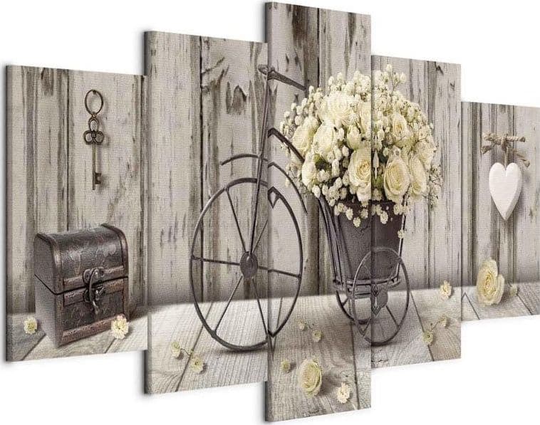 Quadro - Secret Bouquet (5 Parts) Wide - 9