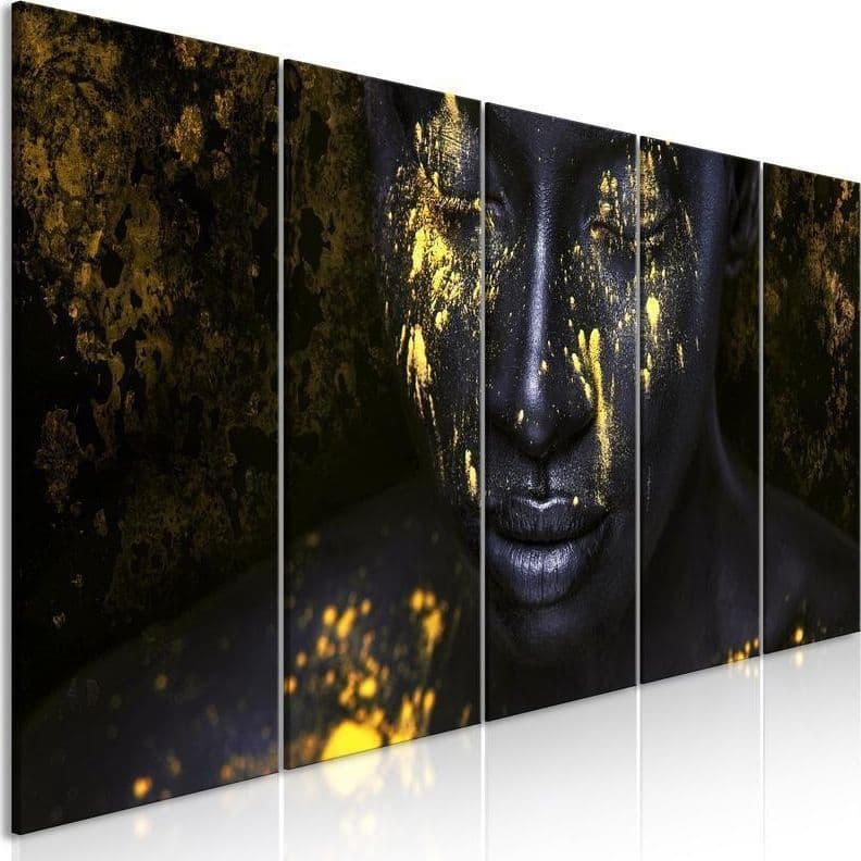 Quadro - Bathed in Gold (5 Parts) Narrow - 6