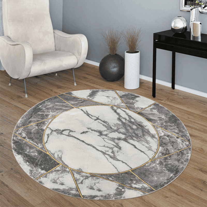 Tappeto moderno per salotto effetto marmo Marble - 4