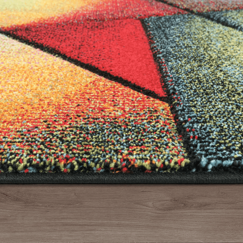 Tappeto arredo moderno a pelo corto Astrazione di colori - 3