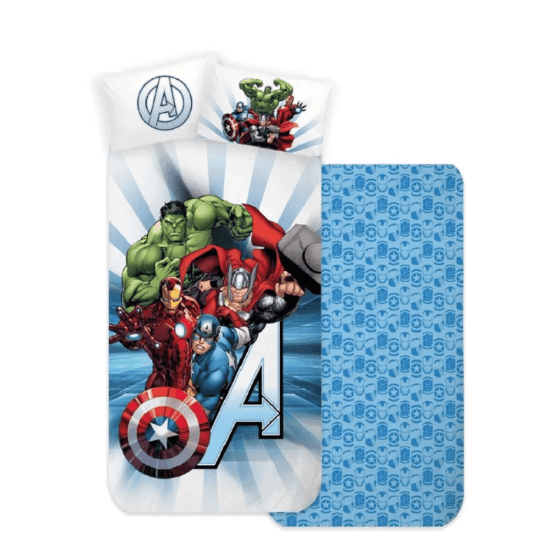 Lenzuola Avengers Letto Singolo in cotone Marvel - 2
