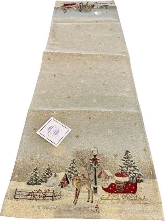 Runner Centrotavola Natalizio Happy Christmas Botticelli Home - 2