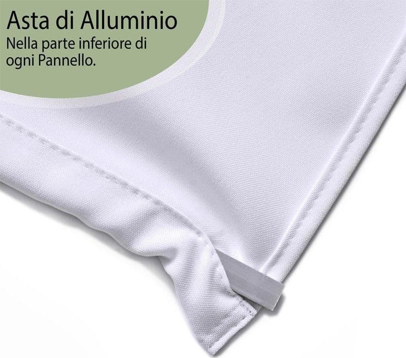 Tende a Pannelli eleganti Fiori Beige misure standard - 3