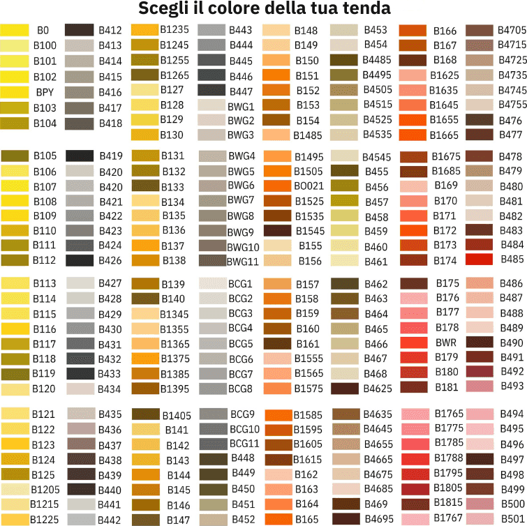 Tenda moderna a tinta unita personalizzabile misure standard - 6