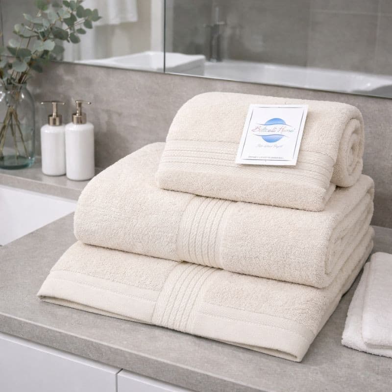 Set Asciugamani Viso Ospite e Telo bagno Colorissima Botticelli Home - 15
