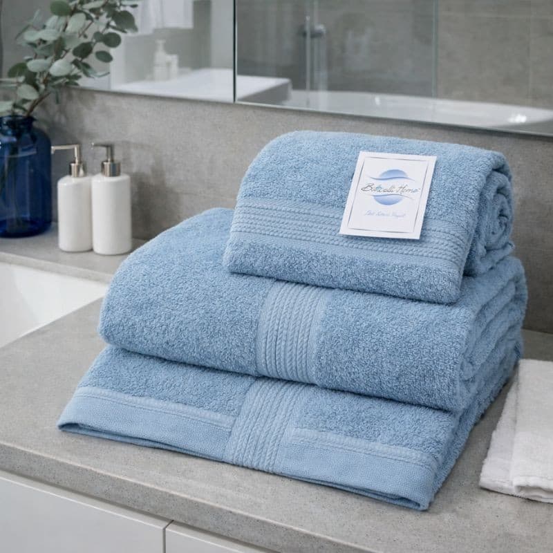 Set Asciugamani Viso Ospite e Telo bagno Colorissima Botticelli Home - 19