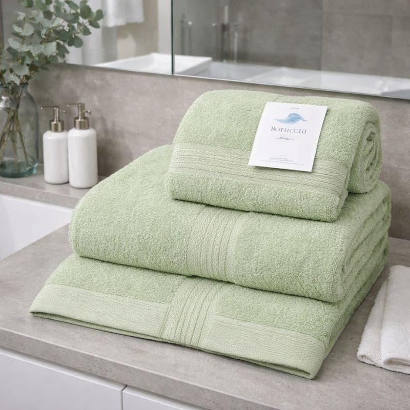 Set Asciugamani Viso Ospite e Telo bagno Colorissima Botticelli Home - 8
