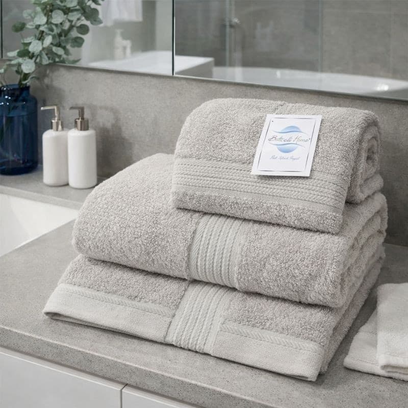 Set Asciugamani Viso Ospite e Telo bagno Colorissima Botticelli Home - 10