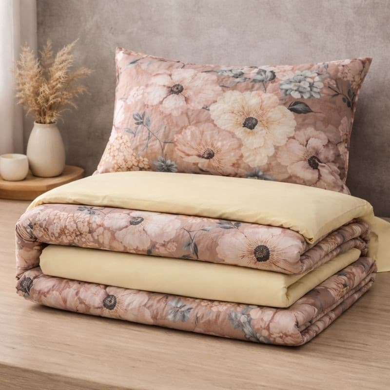 Lenzuola Matrimoniali cotone Botticelli Home Gerbera - 4