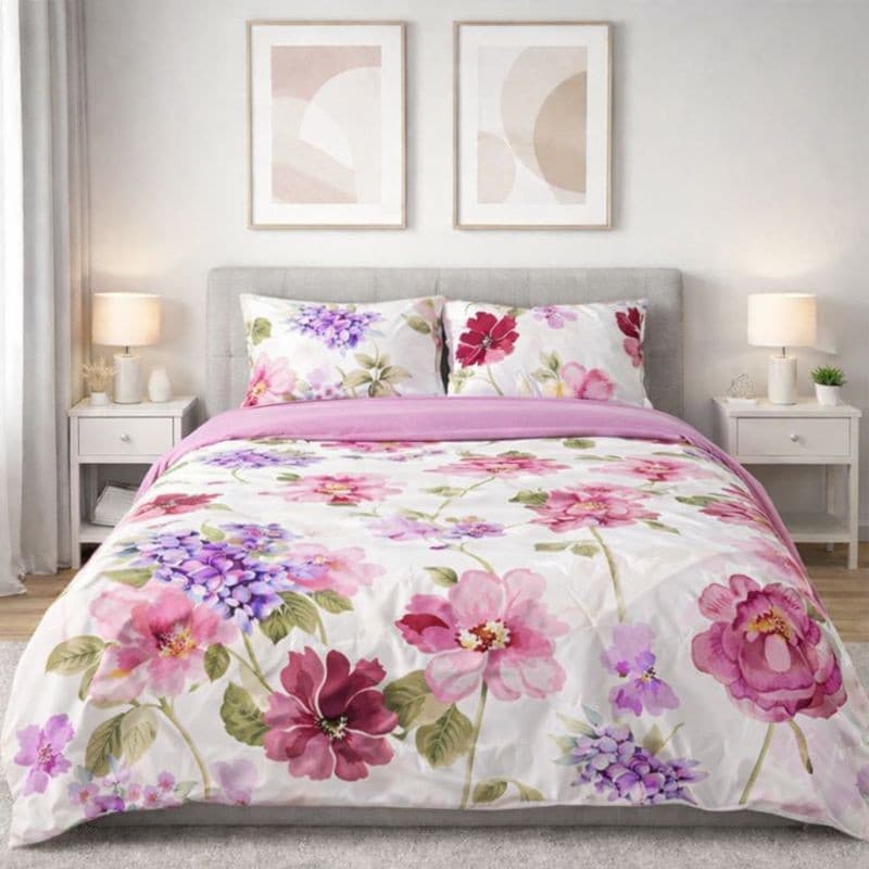 Lenzuola Matrimoniali cotone Botticelli Home Carola - 7