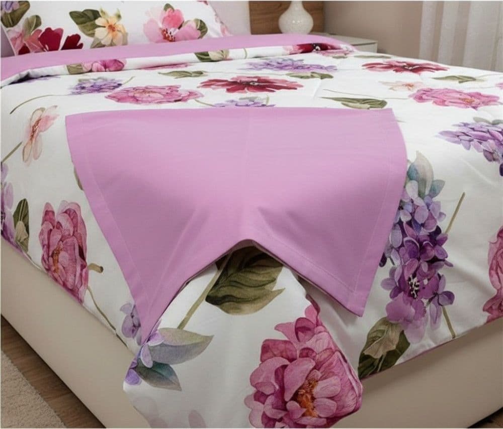 Lenzuola Matrimoniali cotone Botticelli Home Carola - 6