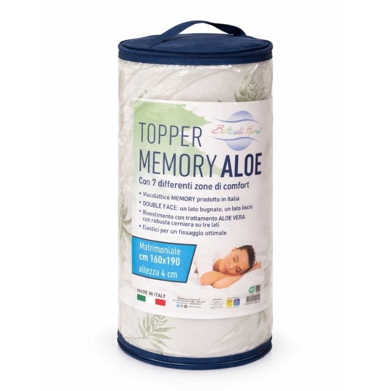 Topper Memory Aloe Vera 7 zone Botticelli Home - 4