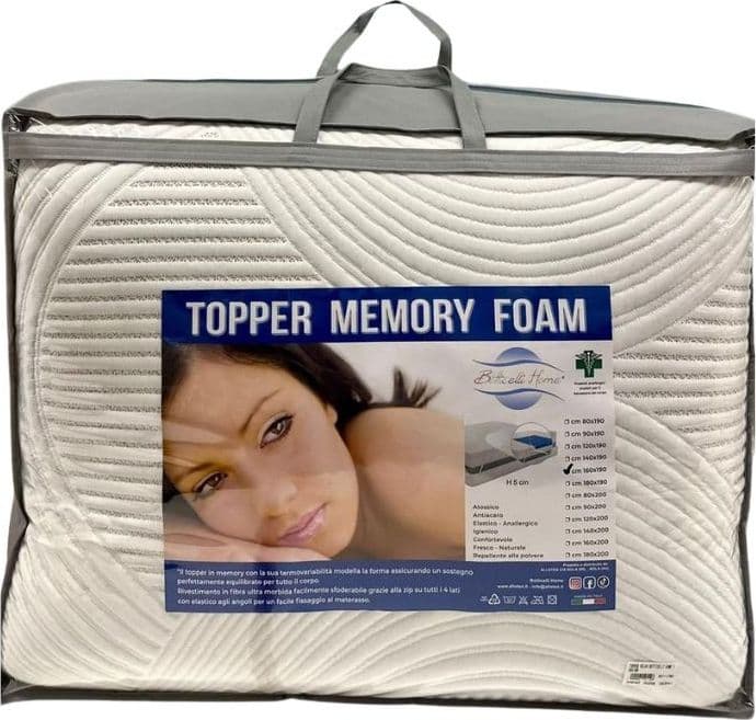 Topper in Memory Foam Botticelli Home Relax - 2