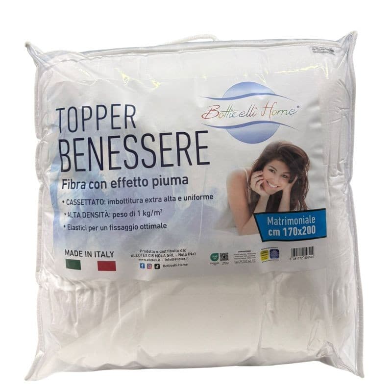 Topper materasso effetto piuma Botticelli Home Benessere - 3