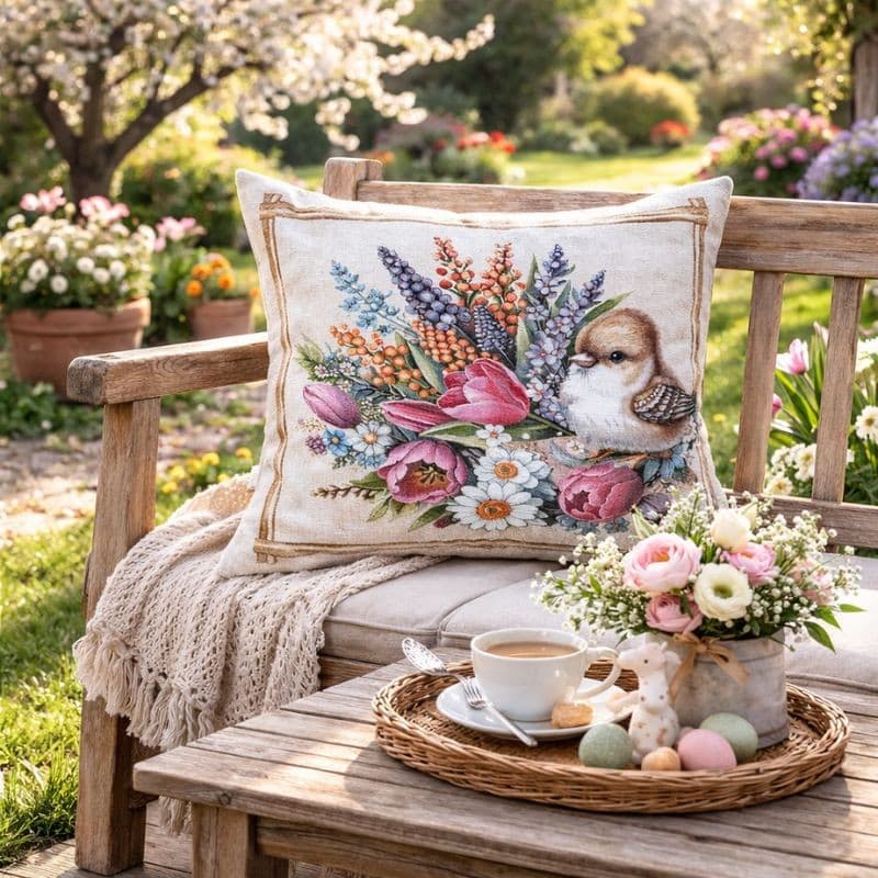 Cuscino arredo Pasqua Botticelli Home Sorpresa - 4