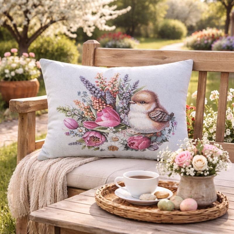Cuscino arredo Pasqua Botticelli Home Sorpresa - 3