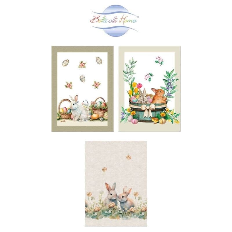 Strofinacci pasquali Botticelli Home Coniglietti pasquali 6 pezzi - 2