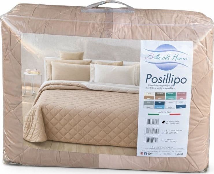 Copriletto trapuntato una piazza e mezza Botticelli Home Posillipo - 13