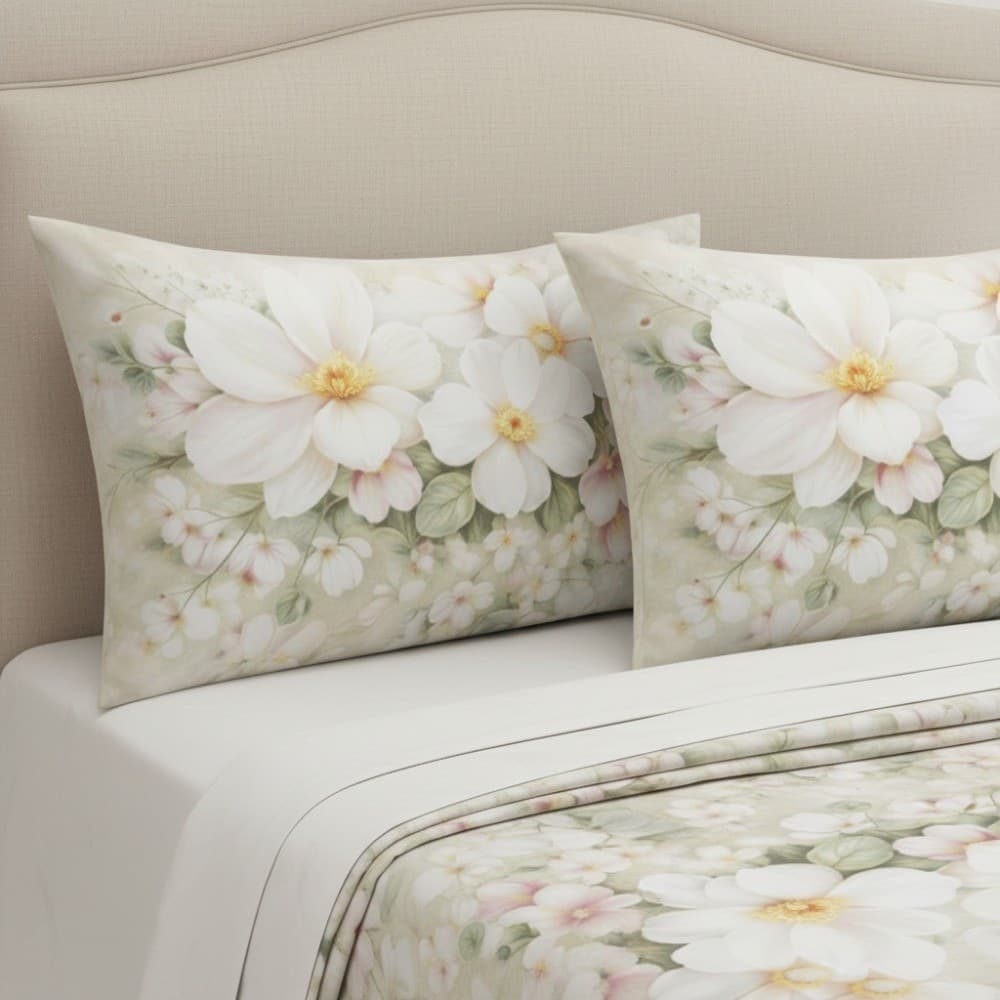 Lenzuola Matrimoniali Botticelli Home Fiori Vintage - 2